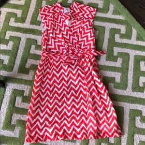 red chevron milly dress